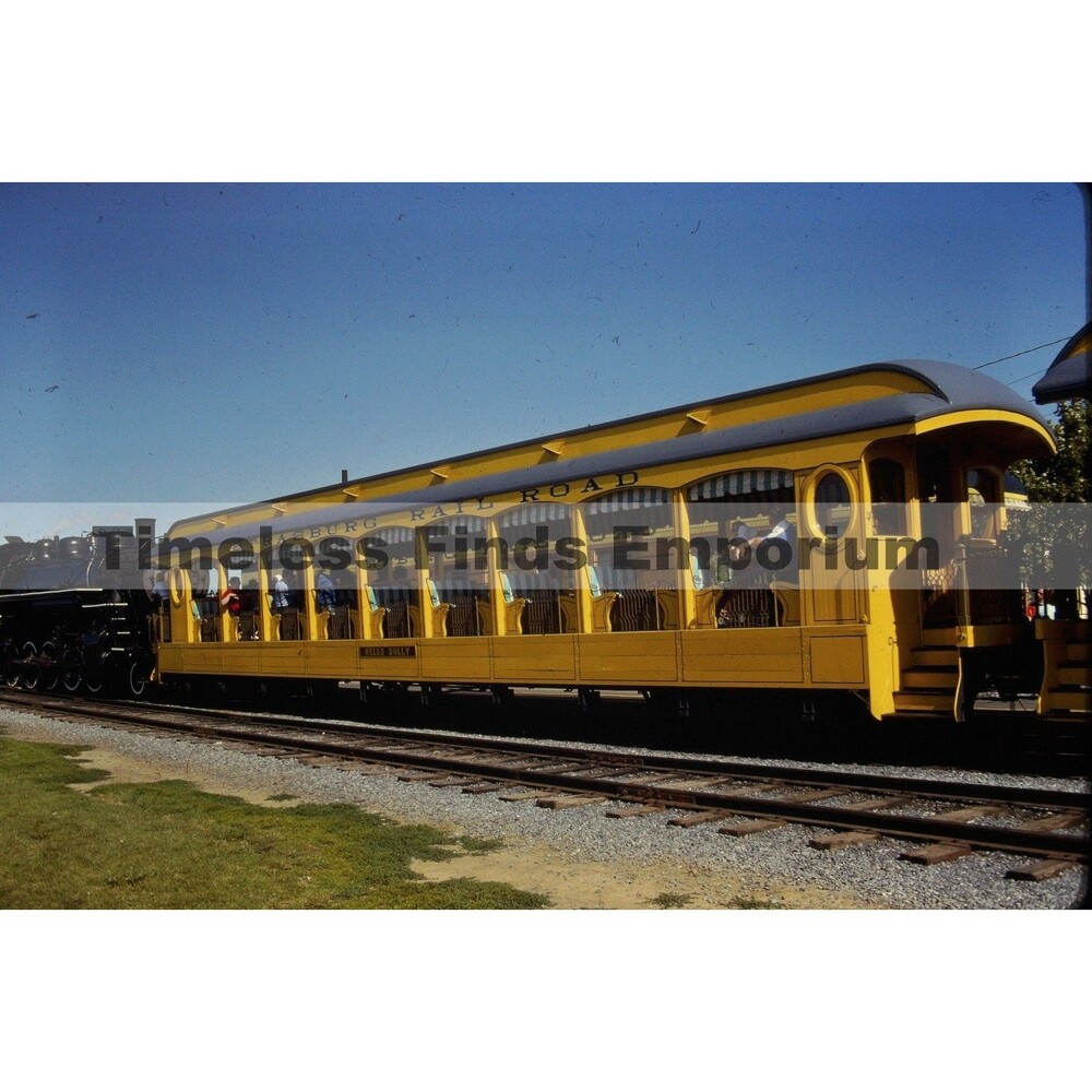 1980s 35mm Slide Trains -  Strasburg Rail Road "Hello Dolly" passenger car